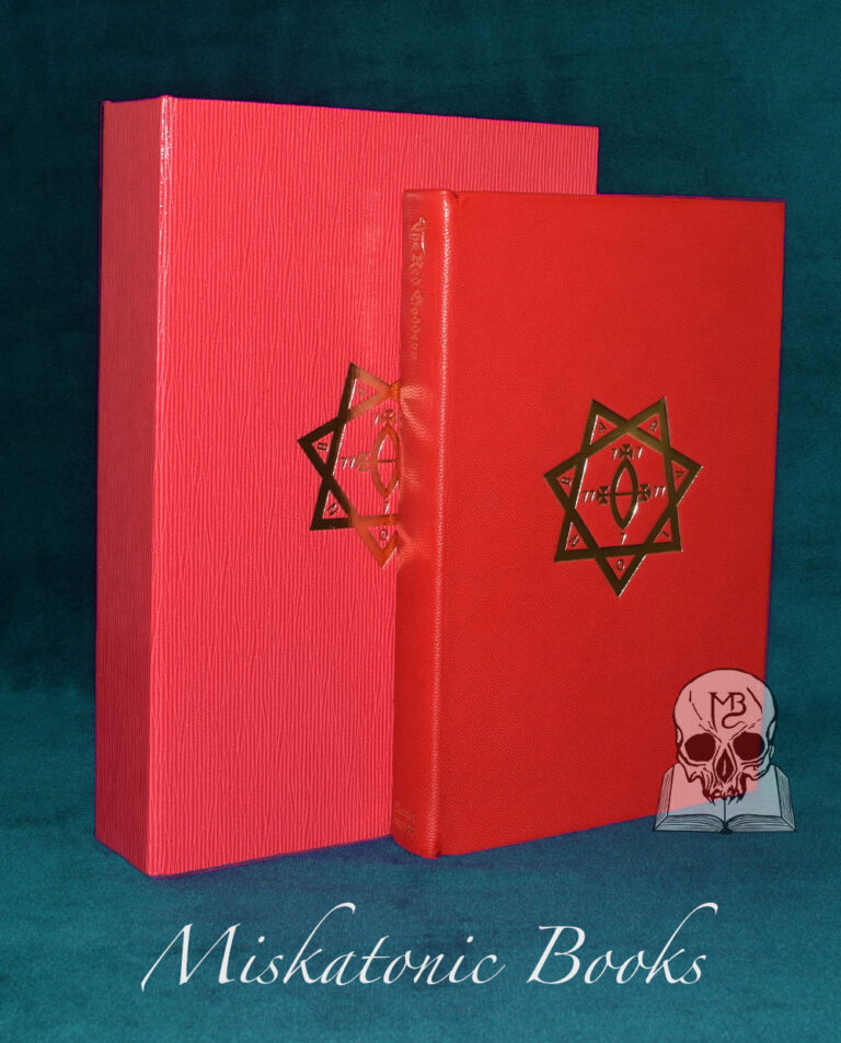 THE RED GODDESS by Peter Grey (2021 Edition) - MOTHER OF PEARL Edition Fine Deluxe Leather Bound Limited Edition Hardcover in Custom Traycase