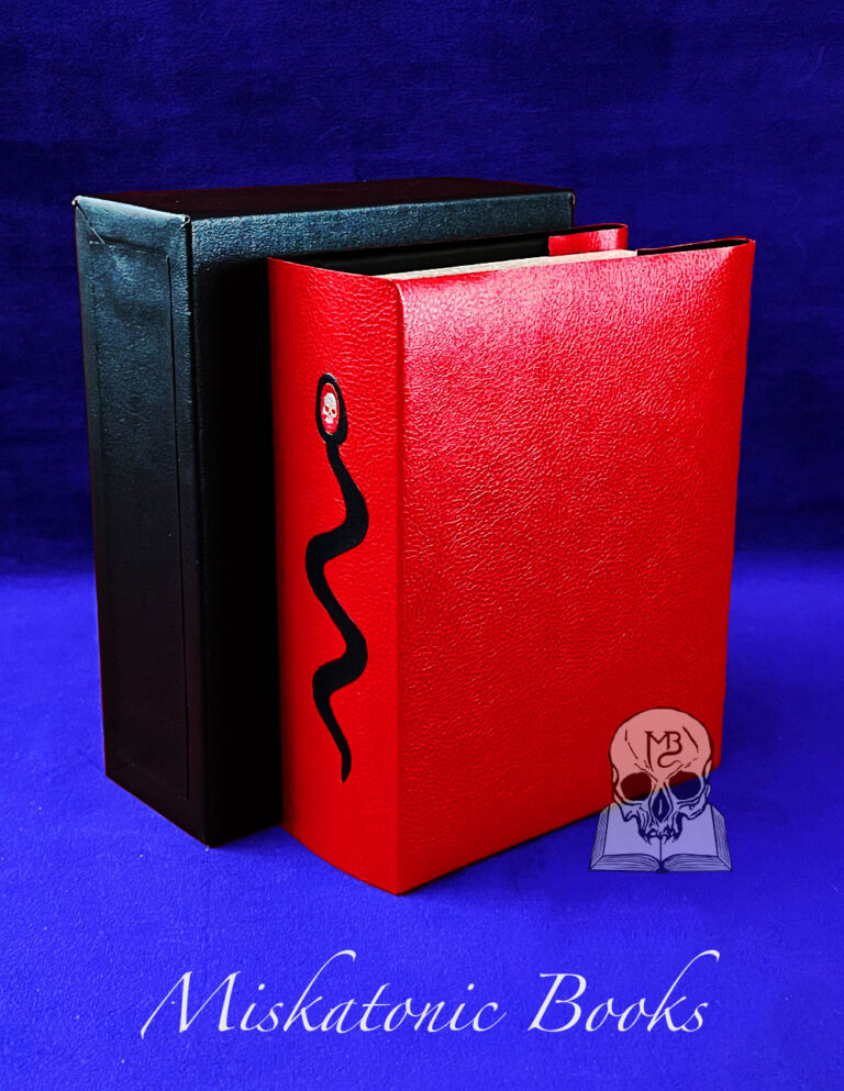 Hagen von Tulien, LE BAGGATH-TJNEMOUR, Livre Noir & Livre Rouge (Liber B-T) - BLACK Leather Bound Limited Edition Hardcover with Book comes with the Optional Slipcase and Chemise)