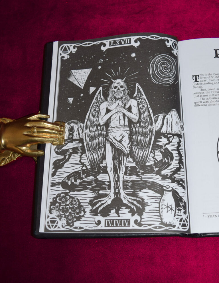 LIBER EVTHANASIAS LVX: The Grimoire of the Unborn by O.E.M XI - (Antimateria Edition) Deluxe Leather Bound Edition in Custom Traycase - Image 5