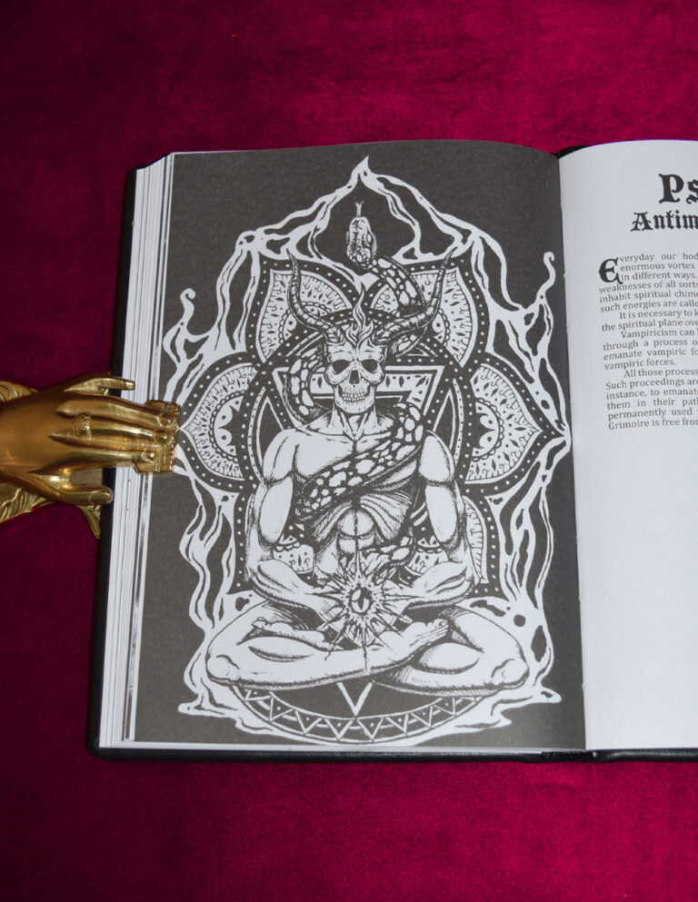 LIBER EVTHANASIAS LVX: The Grimoire of the Unborn by O.E.M XI - (Antimateria Edition) Deluxe Leather Bound Edition in Custom Traycase - Image 4