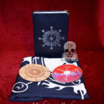 THE BOOK OF NIAD-ZIN by  Lukasz Grochocki - Deluxe Leather Bound Limited Edition Hardcover with Altar Cloth, Wood Sigil, and CD
