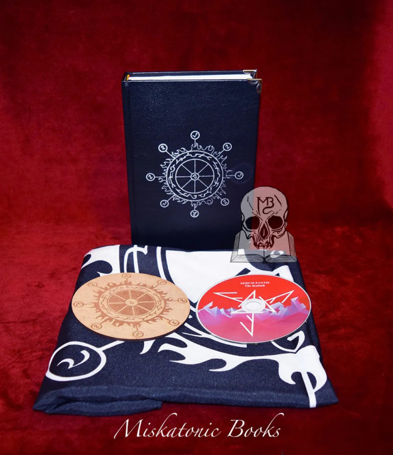 THE BOOK OF NIAD-ZIN by  Lukasz Grochocki - Deluxe Leather Bound Limited Edition Hardcover with Altar Cloth, Wood Sigil, and CD
