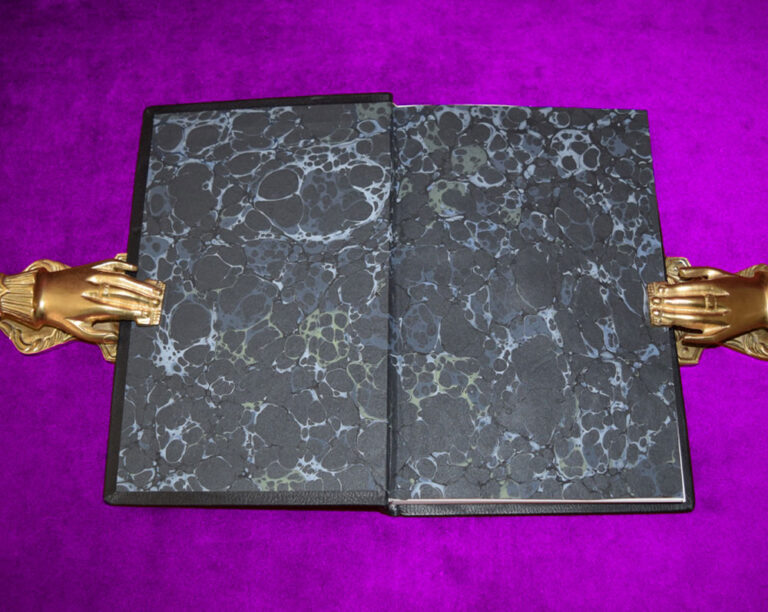 QLIPHOTH OPUS V edited by Edgar Kerval - Deluxe Edition Bound in Sting Ray and Black Goat - Image 2