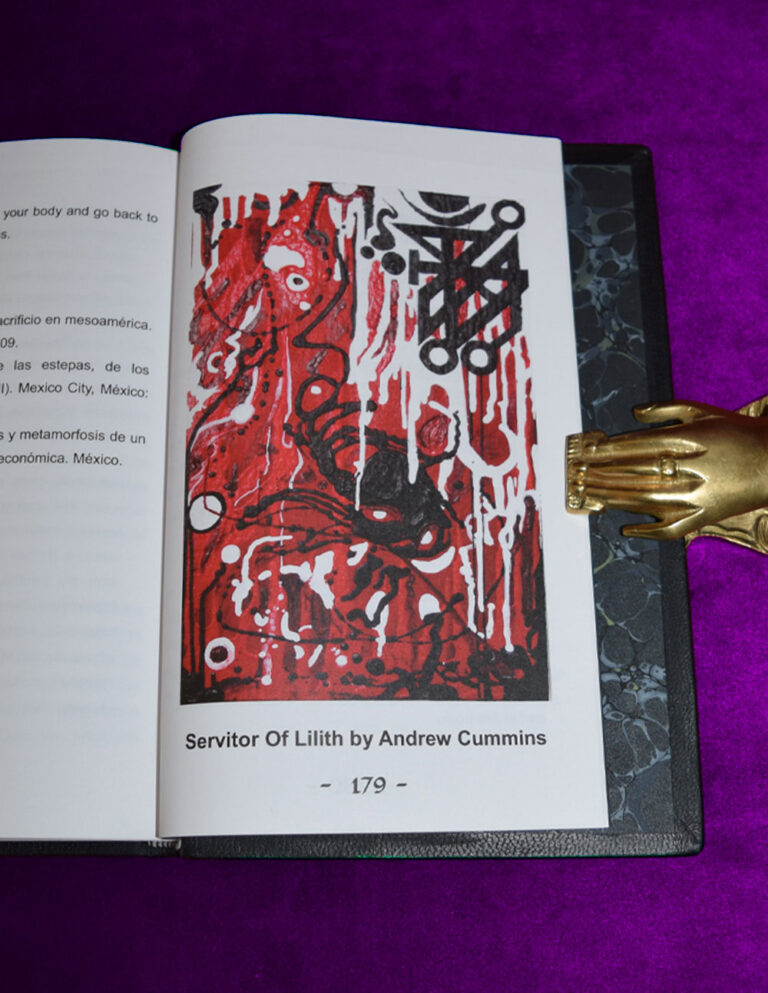 QLIPHOTH OPUS V edited by Edgar Kerval - Deluxe Edition Bound in Sting Ray and Black Goat - Image 3