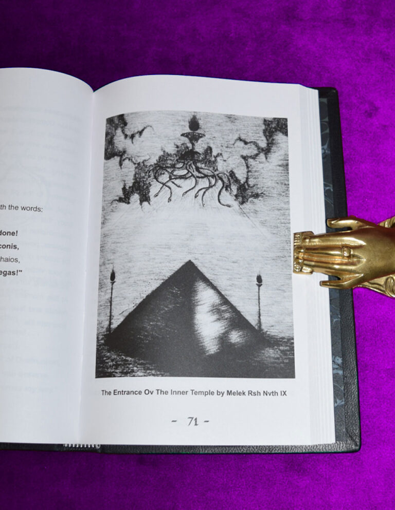 QLIPHOTH OPUS V edited by Edgar Kerval - Deluxe Edition Bound in Sting Ray and Black Goat - Image 4