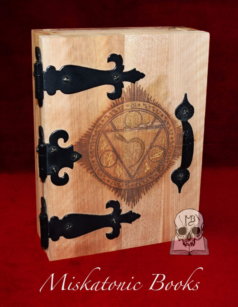 Sacerdotium Umbrae Mortis by Gilles De Laval Special Devotee Edition Bound in Goatskin 1 of 21 with Rare Wooden Box. This is #1 of 21 - Image 2