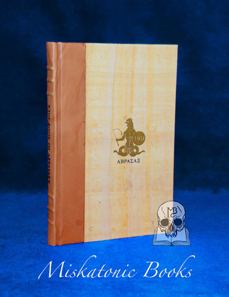 The Book of Abrasax. A Grimoire of the Hidden Gods by Michael Cecchetelli (Deluxe LUMINARY Hardcover Limited Edition)
