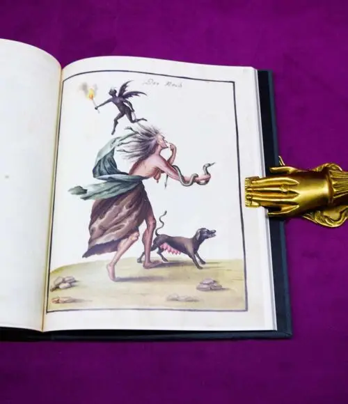 GRIMOIRE "COMPENDIUM RARISSIMUM TOTIUS ARTIS MAGICAE" Facsimile Book - Hardcover Edition - Image 5