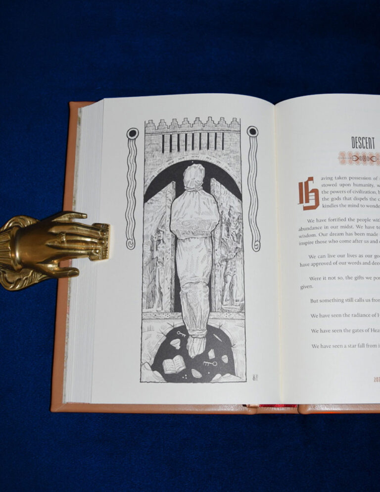 ROD & RING: An Initiation Into a Mesopotamian Mystery Tradition by Samuel David - ARTISANAL EDITION Bound in Leather with Custom Traycase - Image 8