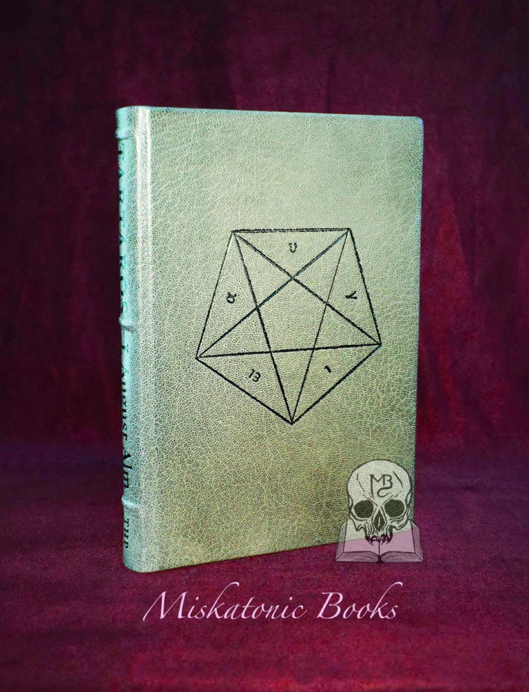 TARTAROS On the Orphic and Pythagorean Underworld, and the Pythagorean Pentagram by Johan August Alm - SPECIAL Signed Deluxe Binder's Proof, Leather Bound Edition Bound in Leather in Custom Slipcase
