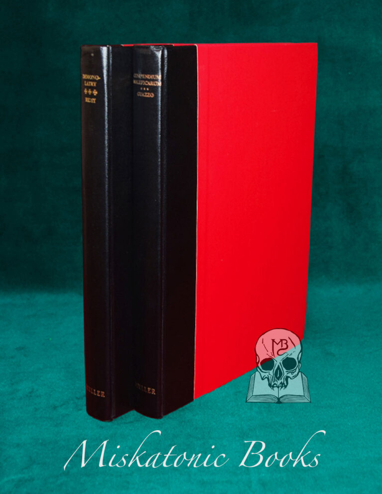DEMONOLATRY & COMPENDIUM MALEFICARUM two volume set by Nicolas Remy and Francesco Maria - Hardcover Edition
