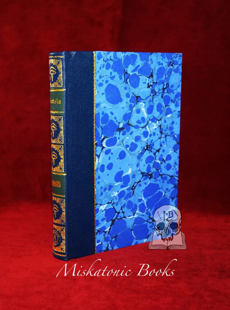 ENKRATEIA by Tau Palamas - Deluxe Limited Edition Quarter Bound in Leather and Marbled Boards