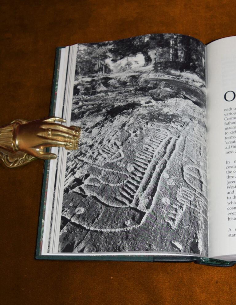 GALDRBOK:  Practical Heathen Runecraft, Shamanism And Magic by Nathan J. Johnson and Robert J. Wallis - Deluxe Limited Edition Edition Hardback Quarter Bound in Leather in Custom Slipcase - Image 3