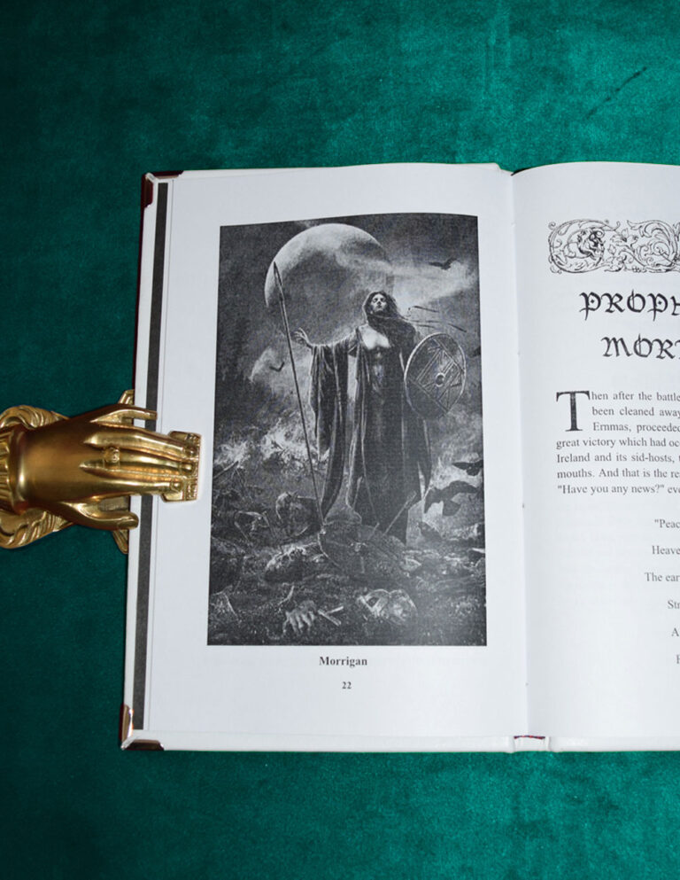 NECROMANTEIA Vol 2 "Necrosophy: Knowledge of the Dead" by Shawn Frix - Deluxe Leather Bound Edition with Altar Cloth - Image 4