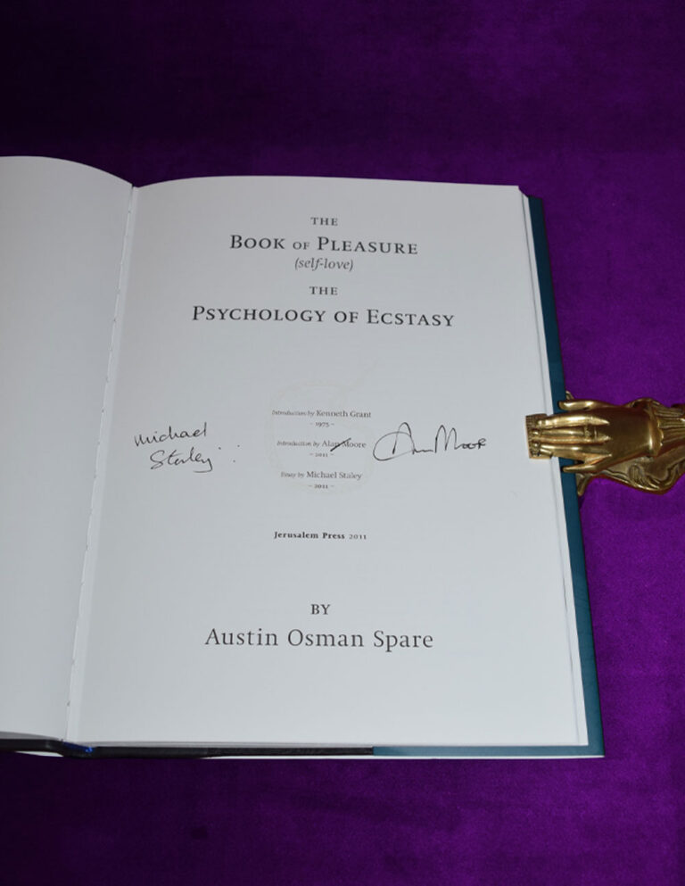 THE BOOK OF PLEASURE by Austin Osman Spare - Deluxe Quarter Bound in Morocco Leather with Custom Slipcase - Image 2