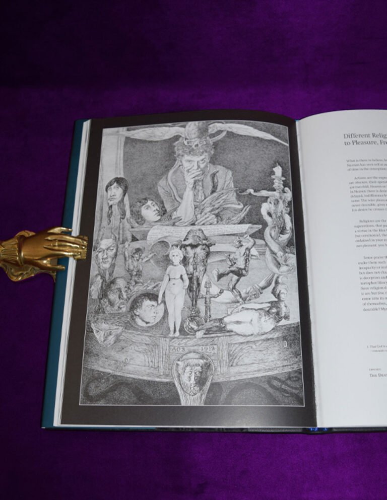 THE BOOK OF PLEASURE by Austin Osman Spare - Deluxe Quarter Bound in Morocco Leather with Custom Slipcase - Image 3