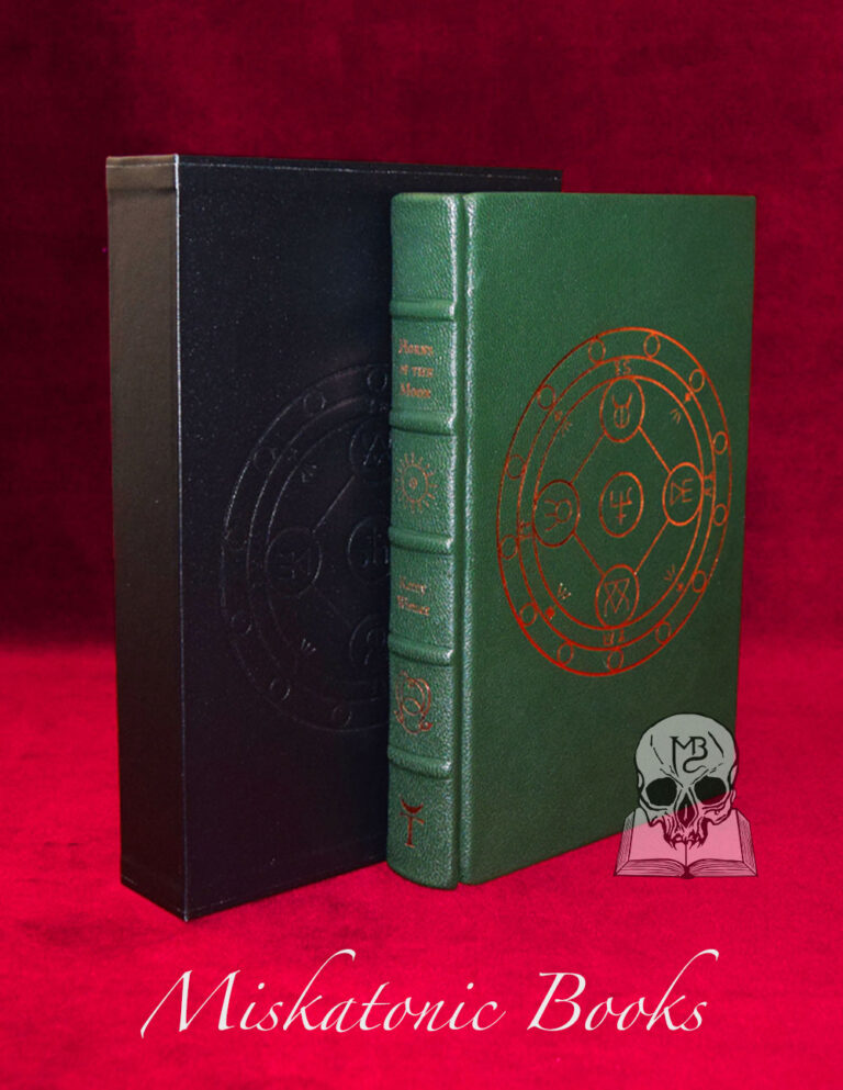 HORNS OF THE MOON: Techniques in Traditional Magical Arts - Fine Deluxe Hand Bound Leather Edition in Custom Slipcase (This is #1 of 22 Produced)