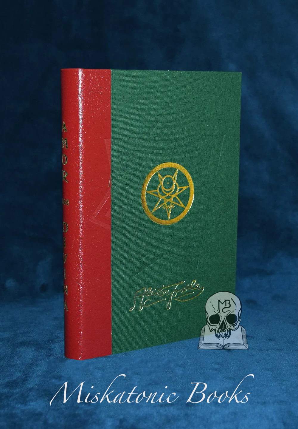 AMOR DIVINA by Aleister Crowley - Limited Edition Hardcover Quarter Bound in Scarlet Pigskin and Cloth