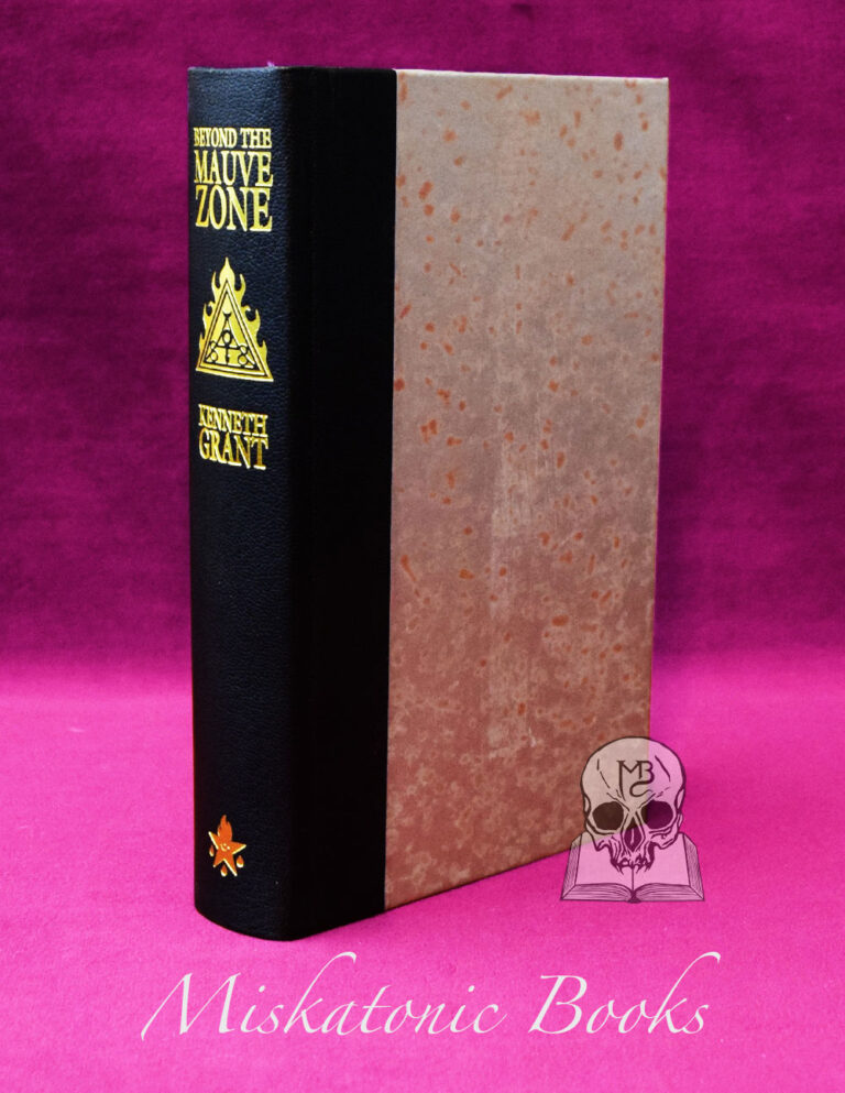 BEYOND THE MAUVE ZONE by Kenneth Grant - Signed DELUXE Quarter Bound in Leather and Marbled Boards 1st Edition Hardcover 1999 Edition - Image 3