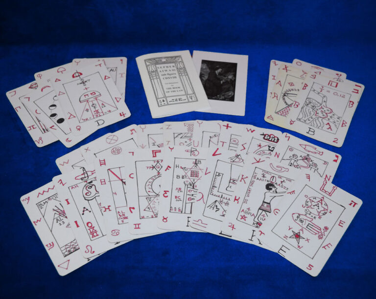 GENESIS of the BOOK of the LAW student edition complete with ABRAHADABRA and a set of Thelemic divinatory oracle cards called ‘Sepher Aiwass’ by David Allen Hulse - Limited Edition - Image 2