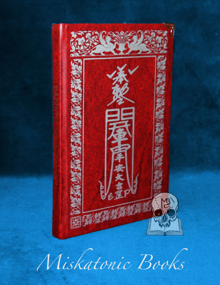 DAOIST NECROMANCY By Shawn Frix - Deluxe Leather Bound Limited Edition Hardcover includes Altar Cloth
