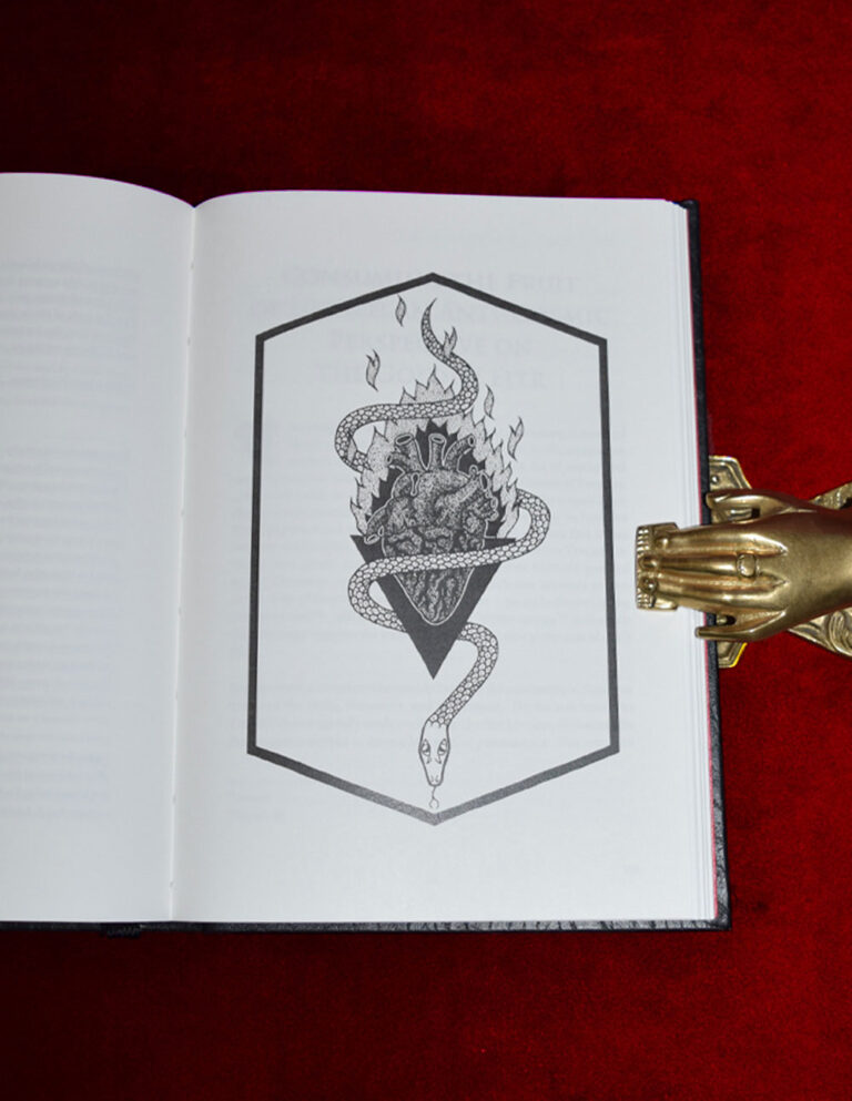 Lyrics of Lilith, Songs of Samael: The Serpent Siddur of the Nachash El Acher by Matthew Wightman - Deluxe Leather Bound Limited Edition - Image 3