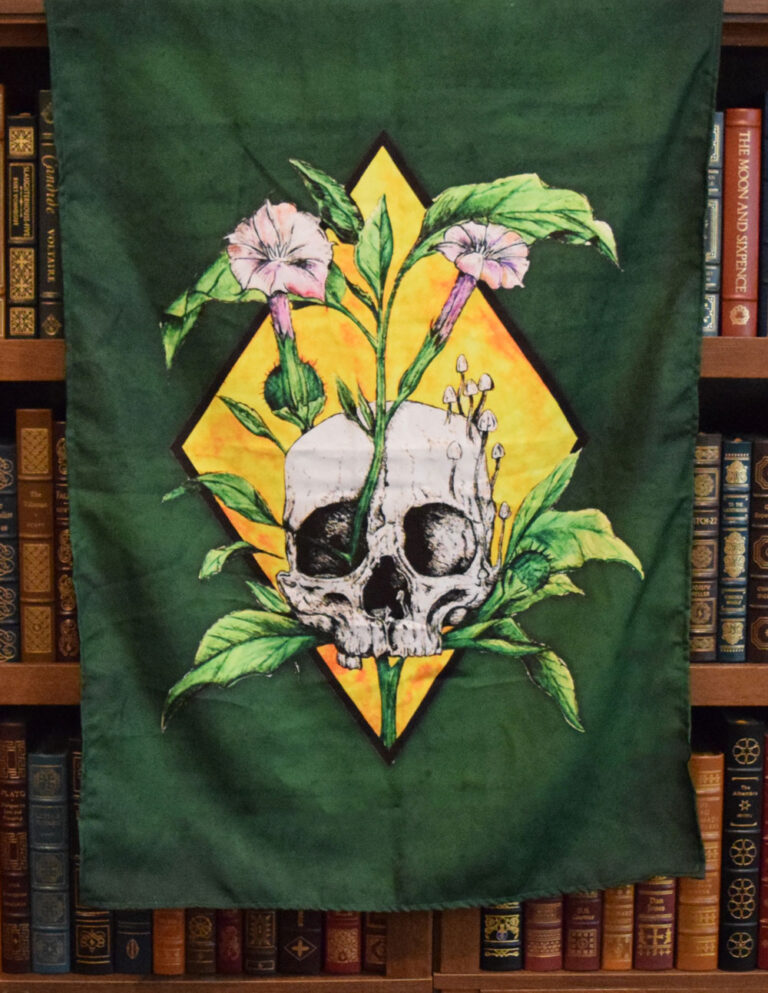 SACRAMENTUM  Witchcraft, Shamanism and Sacred Plants  by Raven Stronghold - Deluxe Leather Bound Edition with Altar Cloth - Image 3