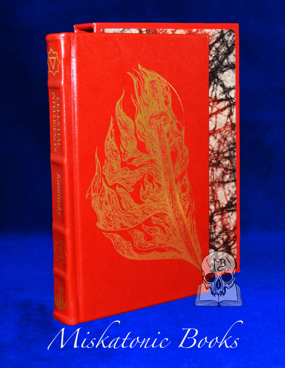 CELESTIAL INTELLIGENCES by Greg Kaminsky - Deluxe Leather Bound Artisanal Edition in Custom Slipcase