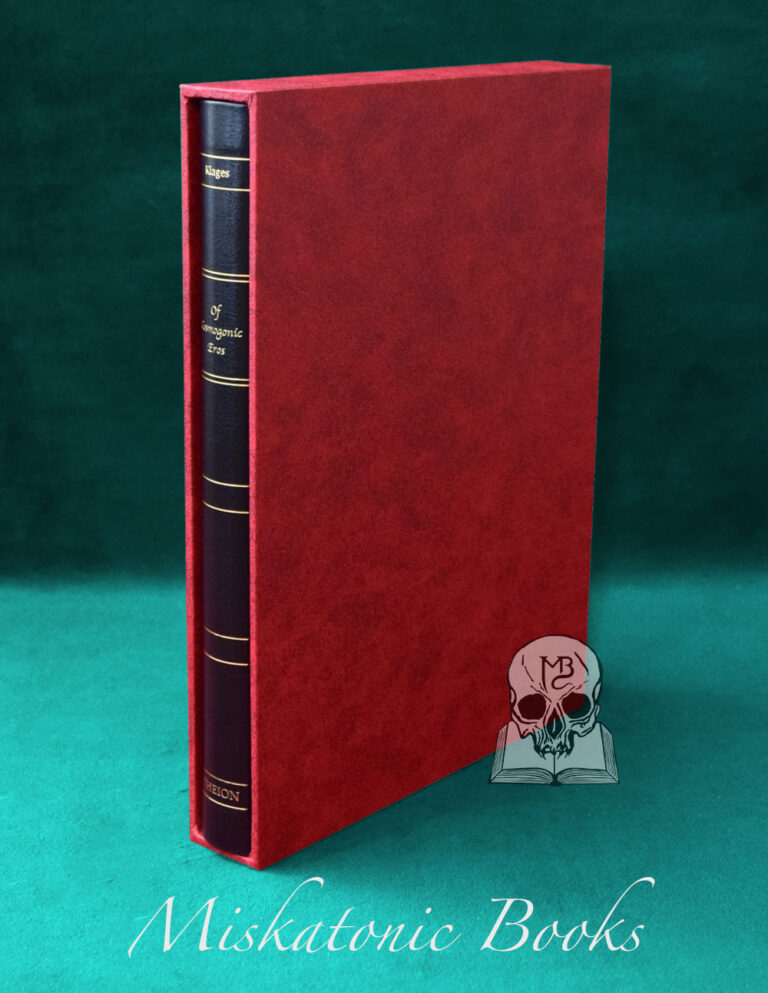 OF COSMOGONIC EROS by Ludwig Klages - Deluxe Limited Edition Quarter Bound in Leather in Custom Slipcase 2nd Edition - Image 2