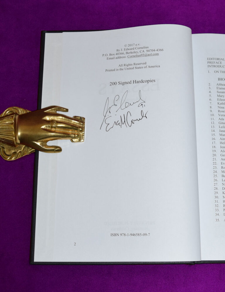 ESSAYS Volume #6 by J. Edward Cornelius & Erica M Cornelius - Signed Limited Edition Hardcover - Image 2