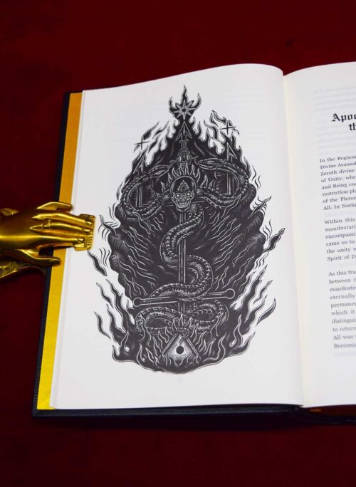 LIBER FALXIFER II The book of Anamlaqayin by N.A-A.218 - Deluxe Leather Bound Limited Edition with Prayer Card - Image 4