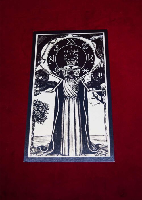 LIBER FALXIFER II The book of Anamlaqayin by N.A-A.218 - Deluxe Leather Bound Limited Edition with Prayer Card - Image 3