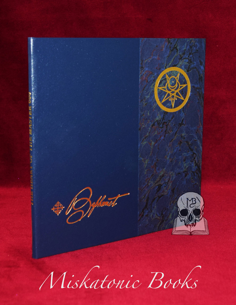 THE HEART OF THE MASTER by Aleister Crowley - Half Bound in Leather and Marbled Boards Limited Edition