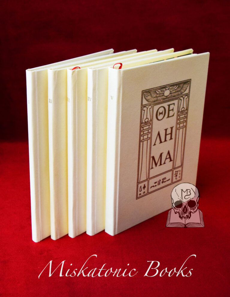 THE HOLY BOOKS OF THELEMA by Aleister Crowley - SPECIAL Deluxe Edition in 5 Volumes Handbound in Vellum - Only 11 Produced - Image 3