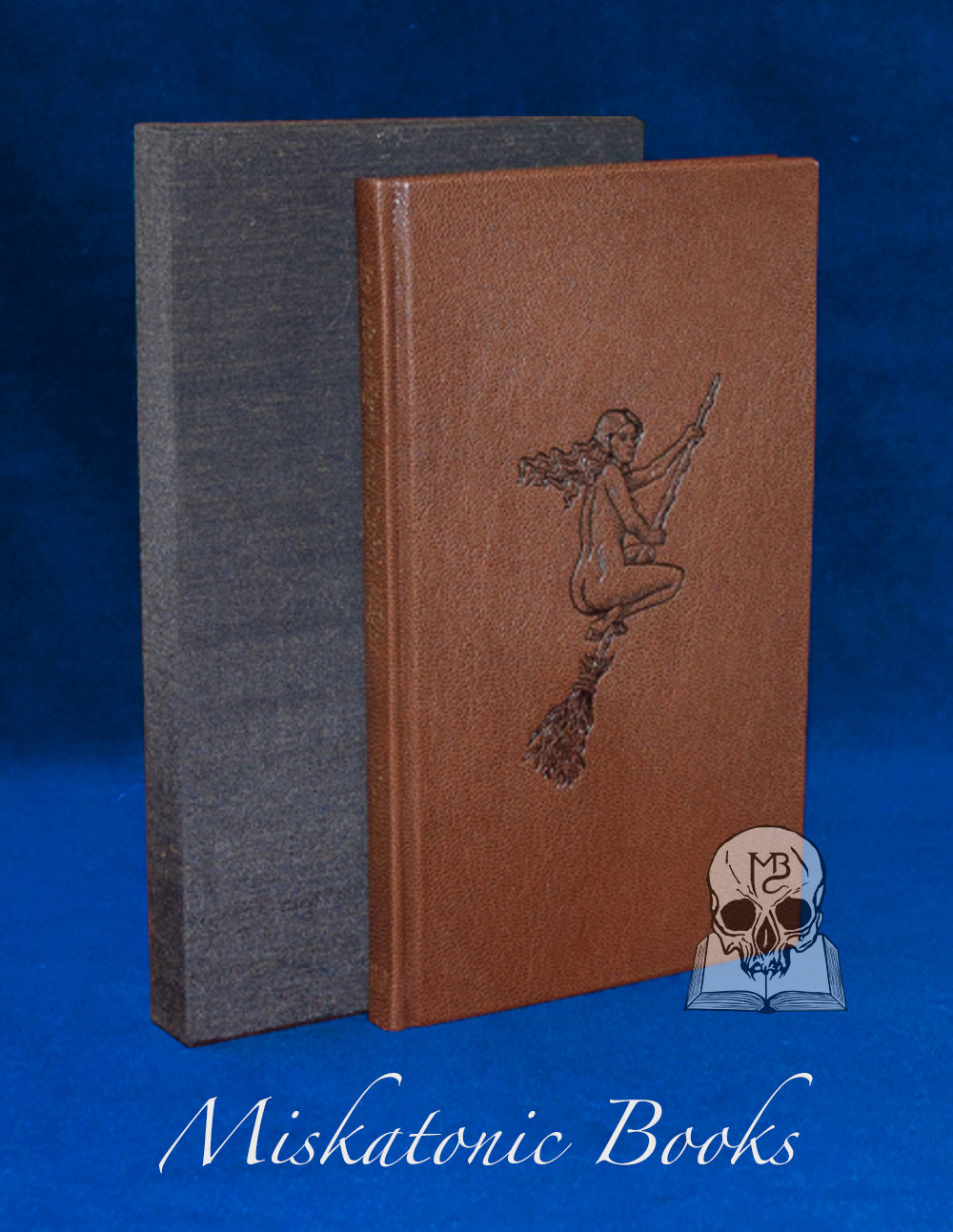 BY MOONLIGHT AND SPIRIT FLIGHT: The Praxis of the Otherworldly Journey to the Witches' Sabbath by Michael Howard - Deluxe Limited Edition Bound in Umber Goat with Marbled and Custom Slipcase