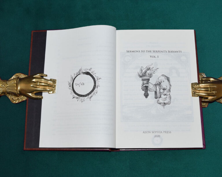 SERMONS TO THE SERPENT'S SERVANTS by Jeremy Christner - Deluxe Leather Bound Hardcover Edition - Image 5
