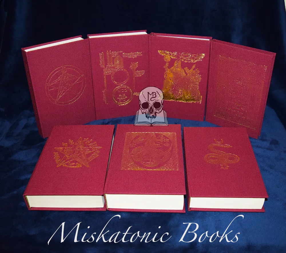 SEVEN PILLARS OF OCCULT WISDOM: Seven Volumes (Limited Edition Hardcover Bound in Bordeaux Linen)