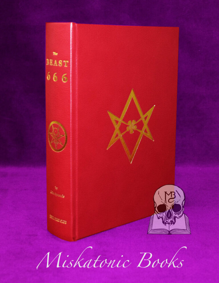THE BEAST 666: The Life of the Wickedest Man in the World by John Symonds - Deluxe Full Red Leather Limited Edition