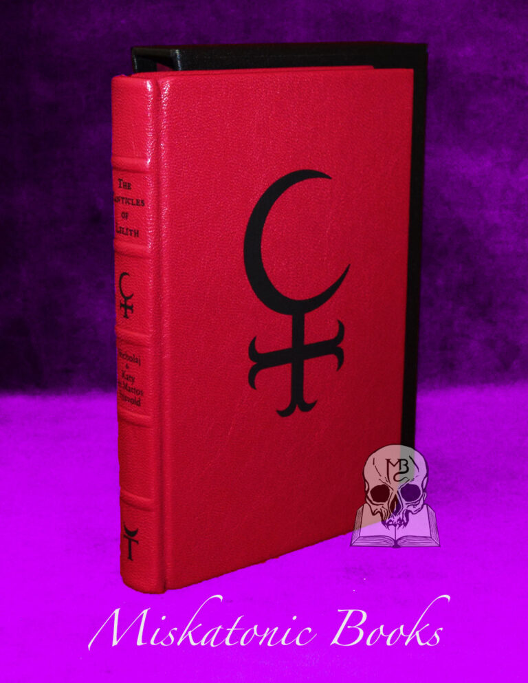 THE CANTICLES OF LILITH  by Nicholaj & Katy de Mattos Frisvold - FINE Edition Hand Bound in Red Leather in Custom Slipcase