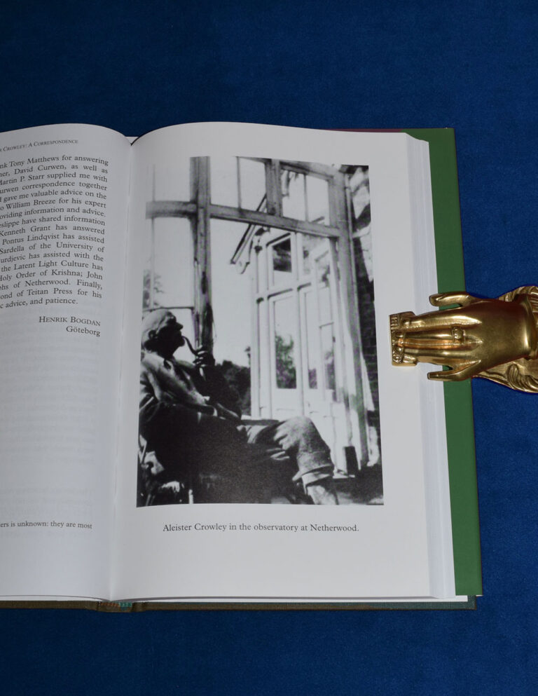 BROTHER CURWEN, BROTHER CROWLEY, A CORRESPONDENCE by edited with introduction by Henrik Bogdan - Limited Edition Hardcover - Image 2
