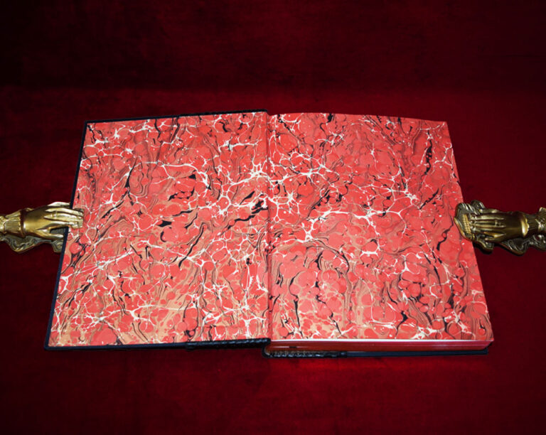 THE GAME OF SATURN by Peter Mark Adams (DELUXE Limited Edition Hardcover Bound in Black Python and Shantung with Custom Traycase) - Image 2