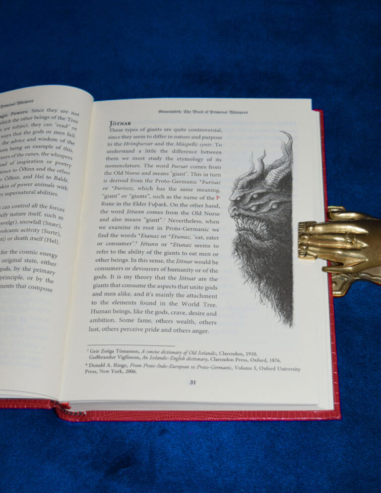 Ginnrúnbók: the book of primeval whispers - 2nd Printing Limited Edition Hardcover in Custom Slipcase - Image 6