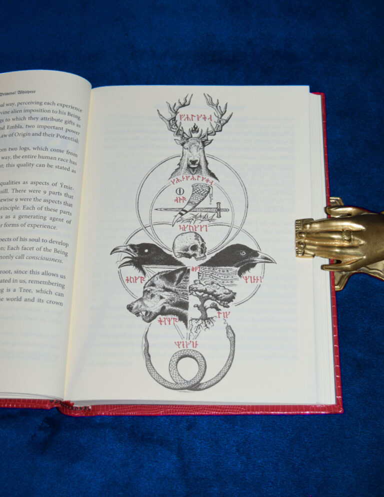 Ginnrúnbók: the book of primeval whispers - 2nd Printing Limited Edition Hardcover in Custom Slipcase - Image 3