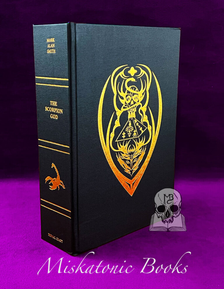 THE SCORPION GOD: Forbidden Wisdom of Belial by Mark Alan Smith - Signed and Sigilized Deluxe Ebony Gate Edition bound in leather with Custom Traycase - Image 2
