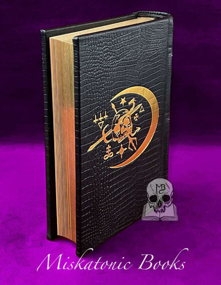 THE SCORPION GOD: Forbidden Wisdom of Belial by Mark Alan Smith - Signed and Sigilized Deluxe Ebony Gate Edition bound in leather with Custom Traycase - Image 3