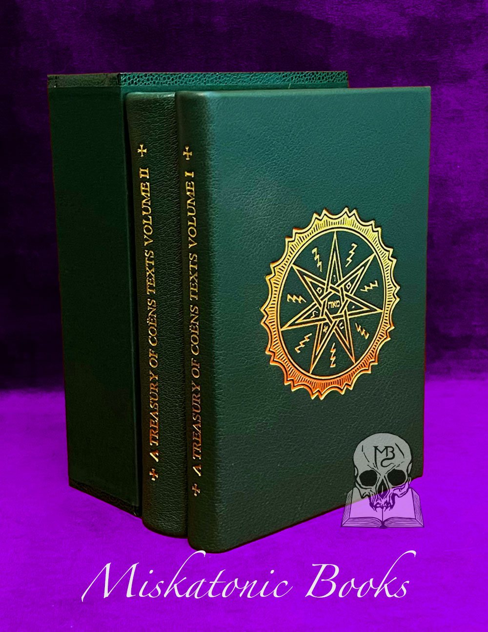 A TREASURY OF COËN TEXTS  IN TWO VOLUMES - DELUXE Limited Edition Bound in Full Leather and Cloth in Custom Slipcase