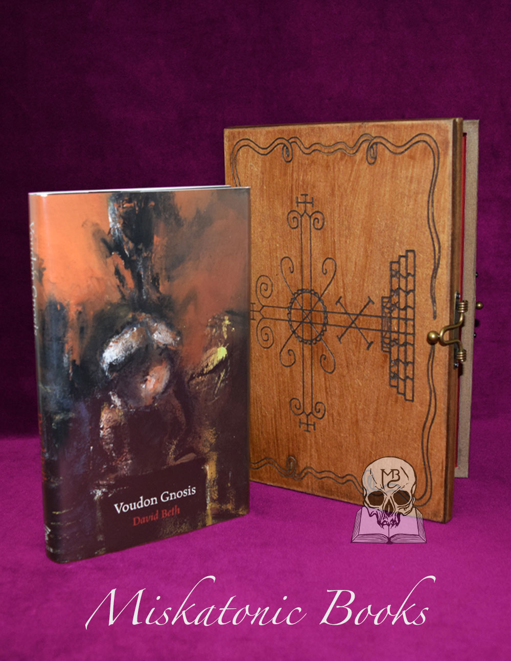 VOUDON GNOSIS by David Beth - Deluxe Quarter Bound in Leather Signed Limited Edition Hardcover in Custom Wood Box