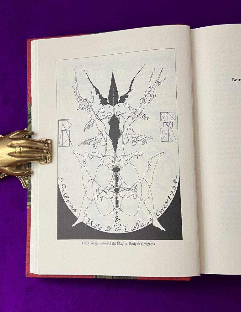 AZOETIA: A Grimoire of the Sabbatic Craft by Andrew D. Chumbley 3rd edition (Deluxe Limited Edition, Half Bound in Crimson Goat in Custom Slipcase) - Image 4