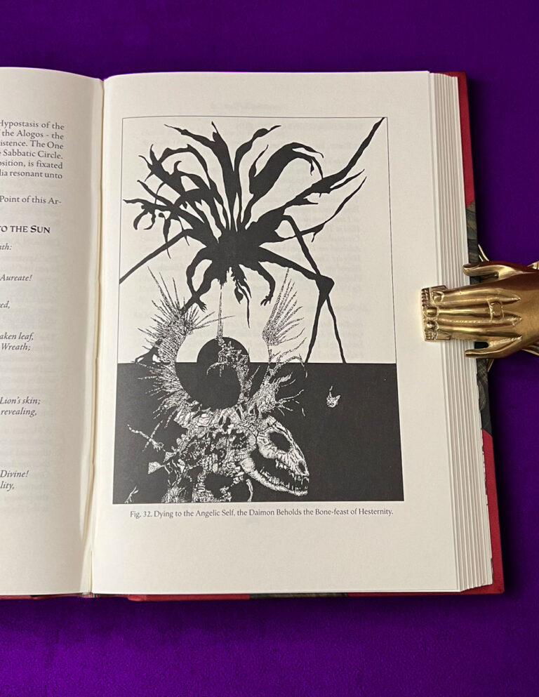 AZOETIA: A Grimoire of the Sabbatic Craft by Andrew D. Chumbley 3rd edition (Deluxe Limited Edition, Half Bound in Crimson Goat in Custom Slipcase) - Image 5