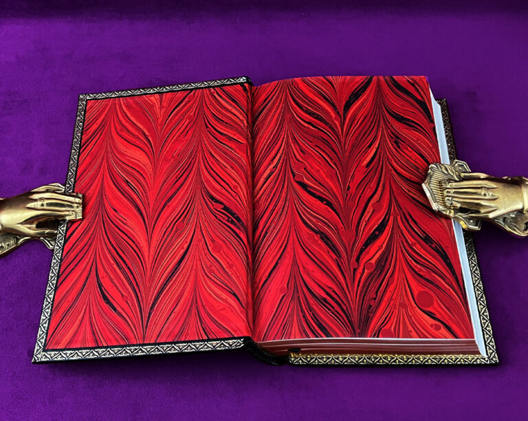 BOOK OF THE BLACK DRAGON Vol 1 - Et Nigrum Draconicum: being the theory of the Black Dragon by Peter Hamilton-Giles - Deluxe Edition bound in black goatskin and housed in a Solander traycase - Image 3